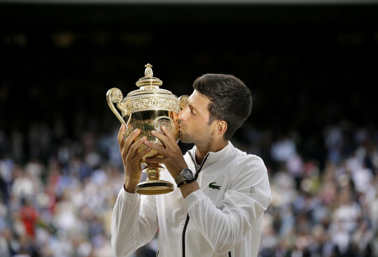 Novak Ä'okovic Peti Put U Karijeri Osvojio Wimbledon House Of 3